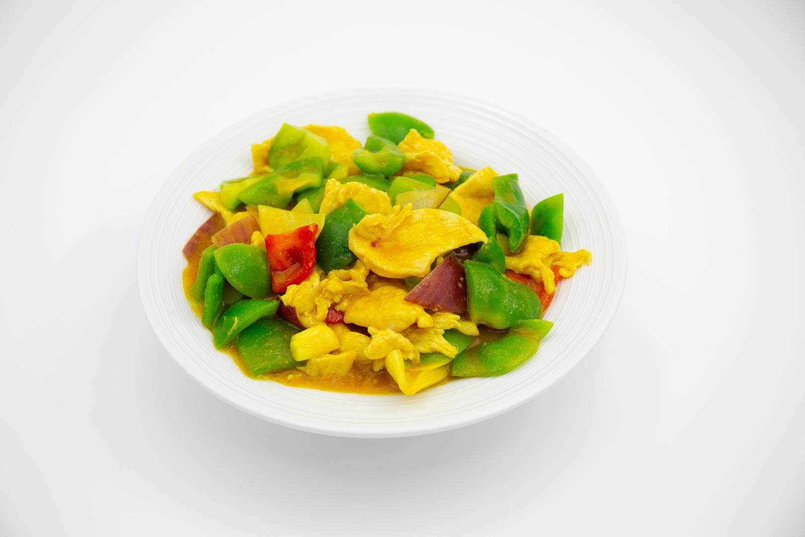 chicken in curry sauce